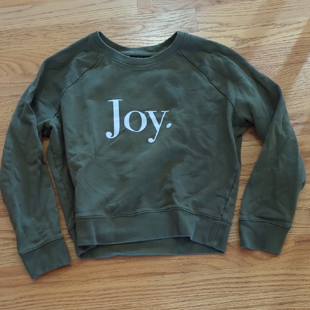 J. Crew Olive Green 'Joy' Sweatshirt